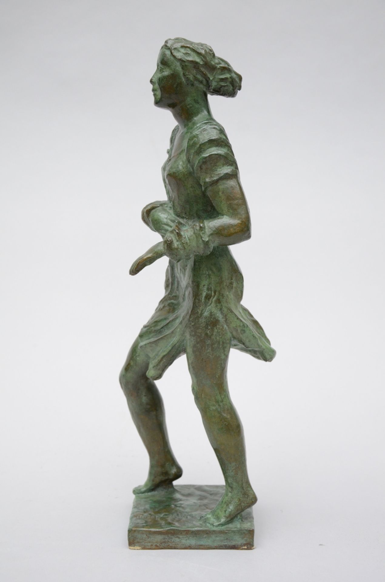 Jozef Cantré (posthumous): bronze sculpture 'Spring' (H41.5cm) - Image 2 of 4