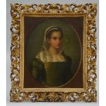 Anonymous: painting (o/d) 'portrait of Victoria Columna' (62x75cm) (*)