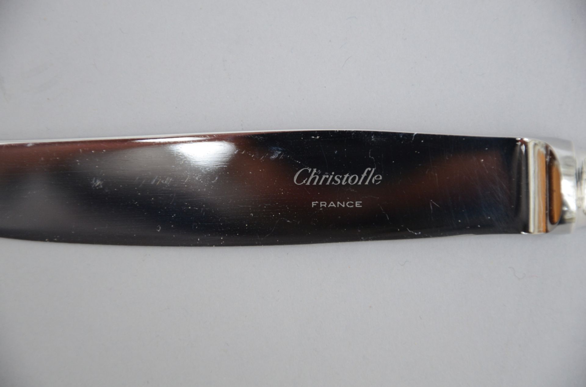 Christofle: silver plated cutlery set in wooden case (*) - Image 4 of 4