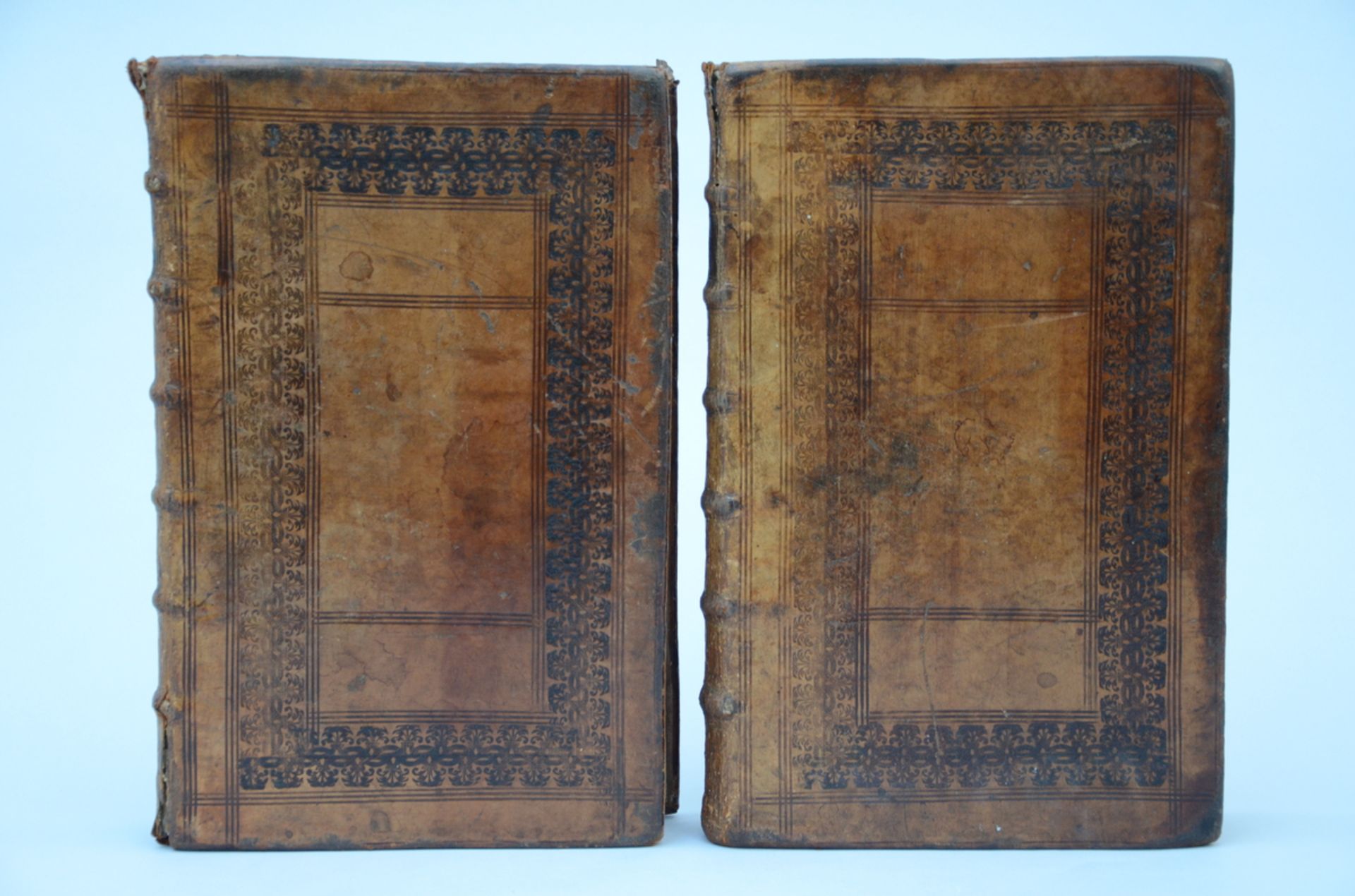 Book consisting of 2 tomes 'Jacob Cats', Amsterdam 17th Century (38x25cm)