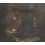 Anonymous (17th century): painting (o/c) 'Saint Jerome' (42x48cm)