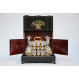 A liqueur Box, Napoleon III period (26x32.5x25cm)