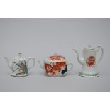 3 Chinese teapots, Republic period (H10.5 - 14cm)