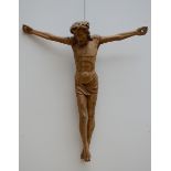 A large Christ in oak (90x82cm) (*)