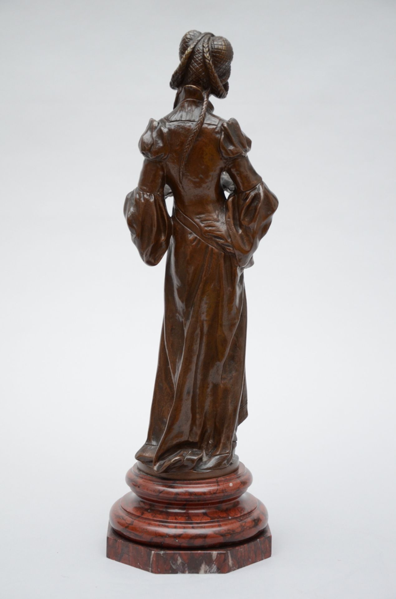 Devéche: bronze sculpture 'lady with book' (h51cm) - Bild 2 aus 4