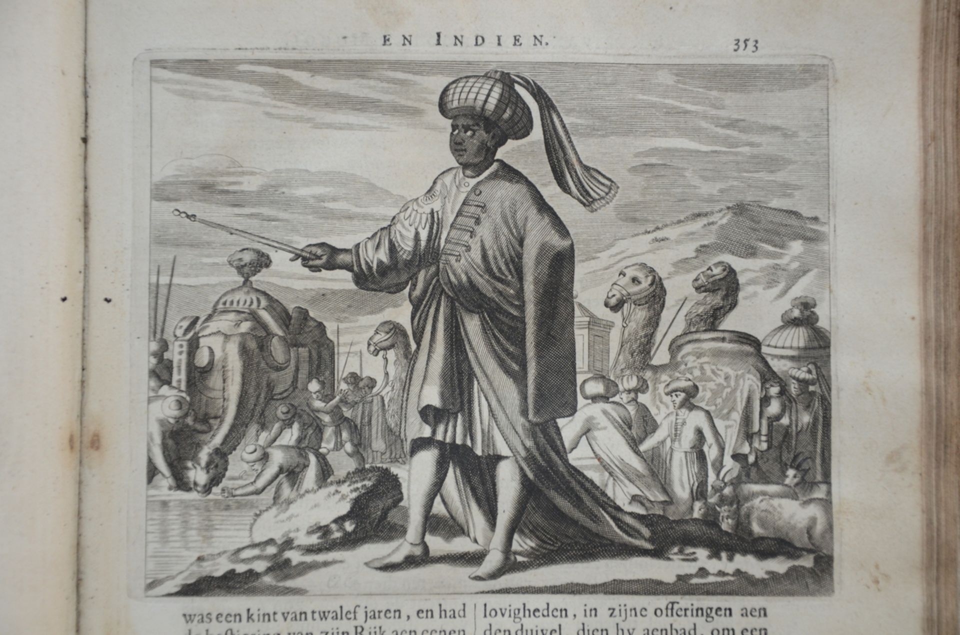 Olfert Dapper: book 'Asia, het rijk des grooten mogols en een groot gedeelte van Indiën' 1672 ( - Bild 6 aus 6
