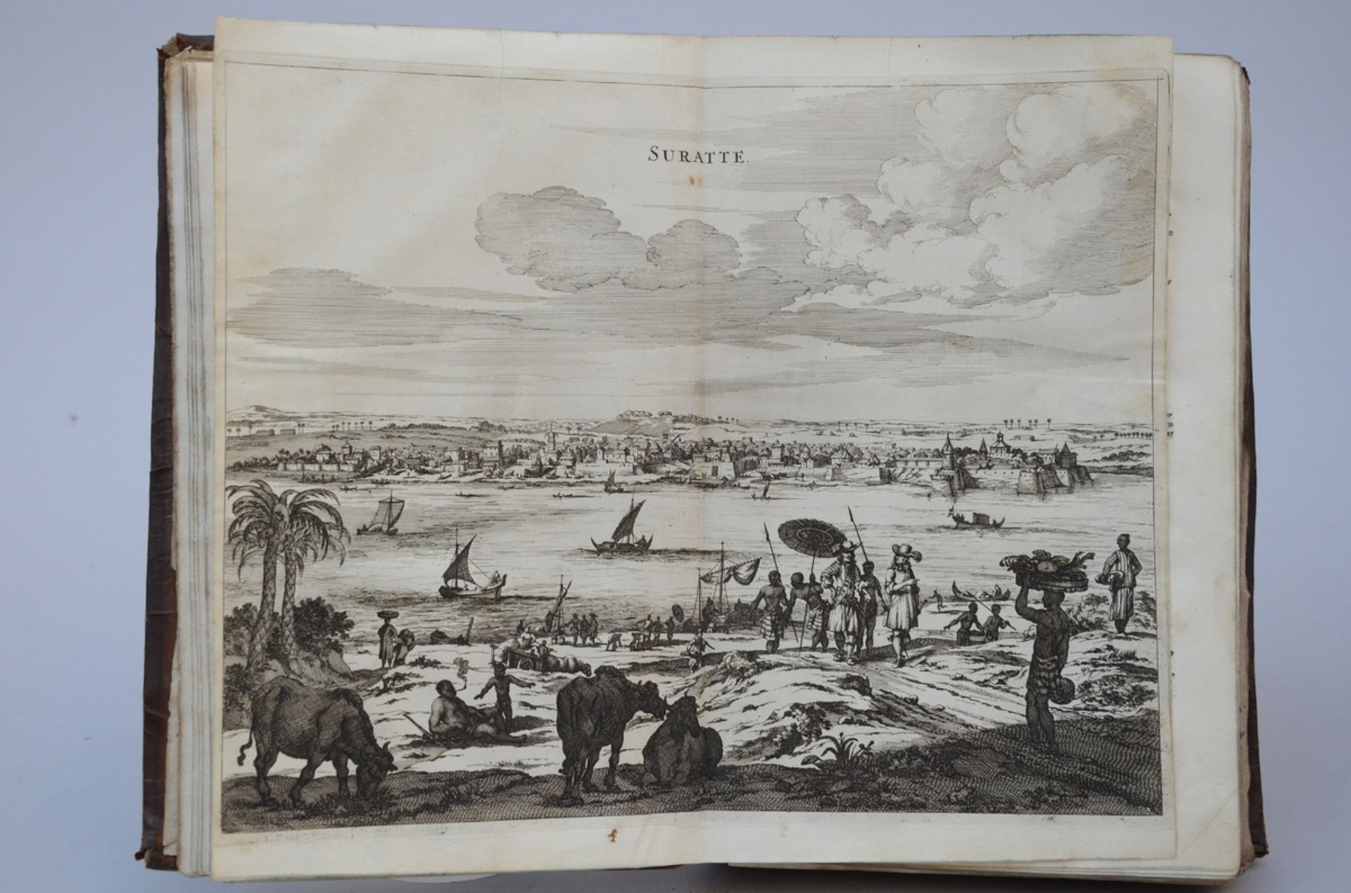 Philippus Baldaeus: boek 'Naauwkeurige beschryvinge van Malabar, Choromandel en Ceylon', 1672 ( - Image 4 of 7