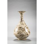 Asian vase 'phoenix', presumably from Vietnam (H 28cm) (*)