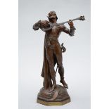 De Wever: bronze sculpture 'Mephisto' (h57cm)