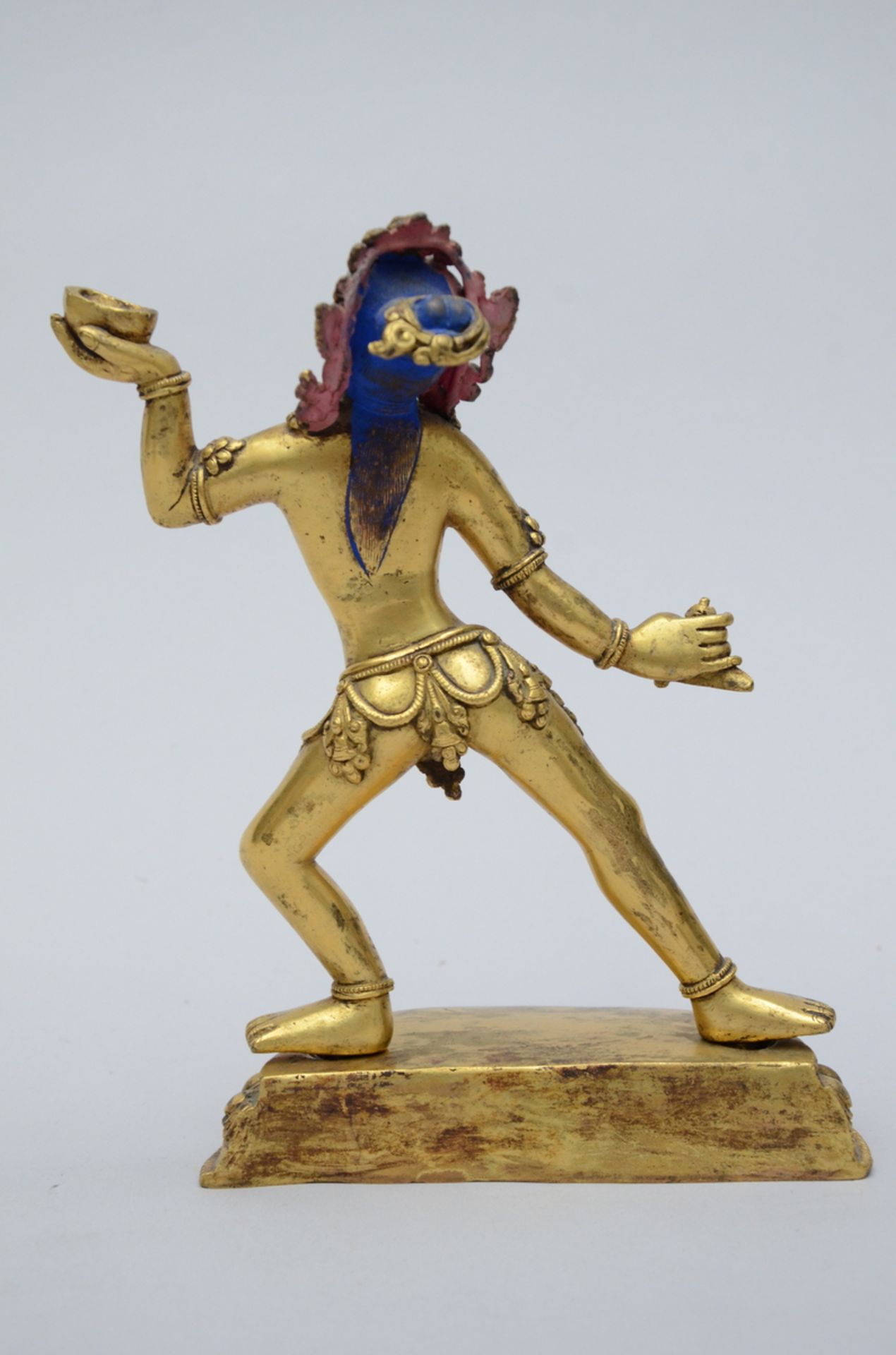 Dancing Dakini in gilt bronze (H23cm) - Image 4 of 4