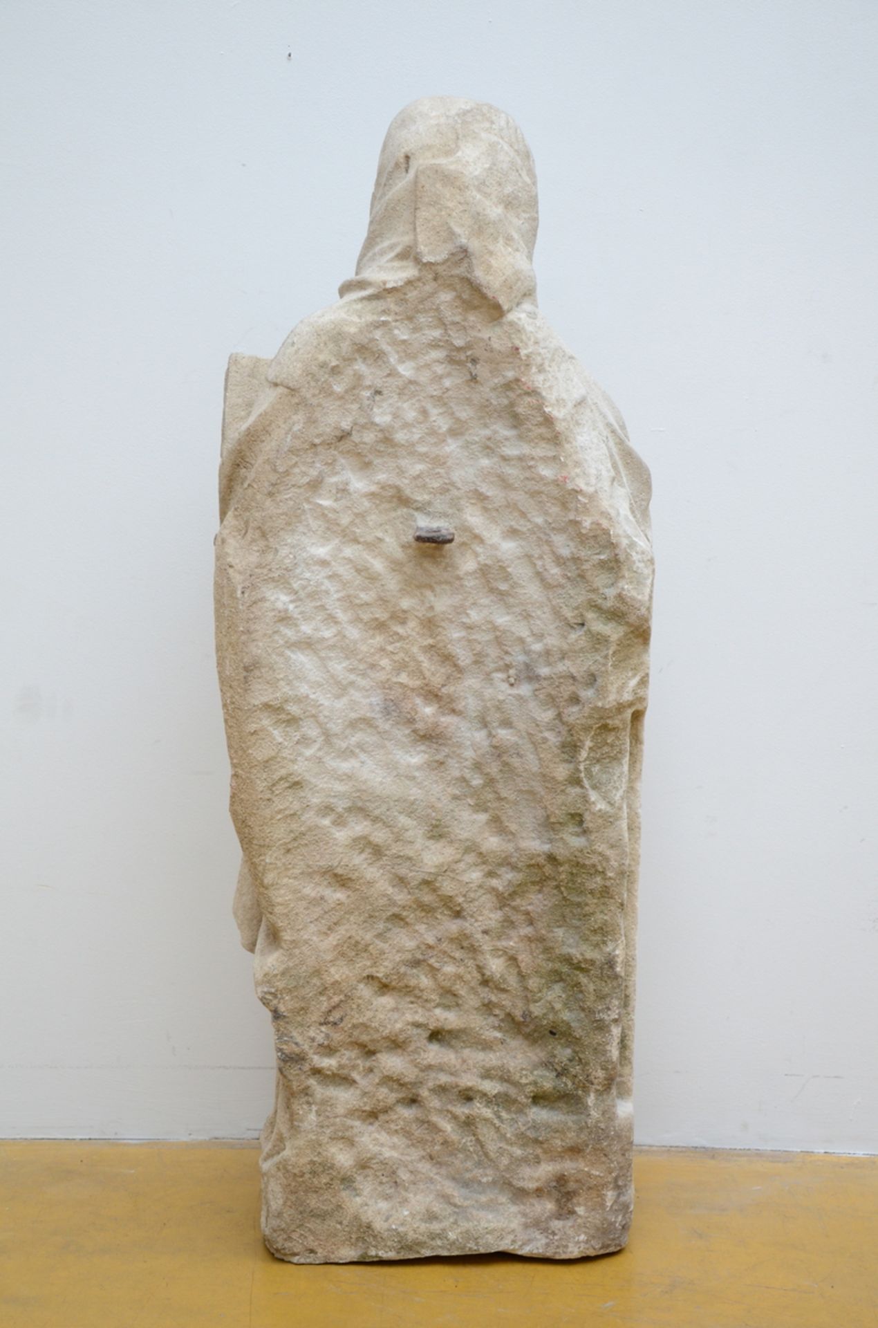 A stone sculpture 'Saint' (83x85x30cm) - Image 3 of 3