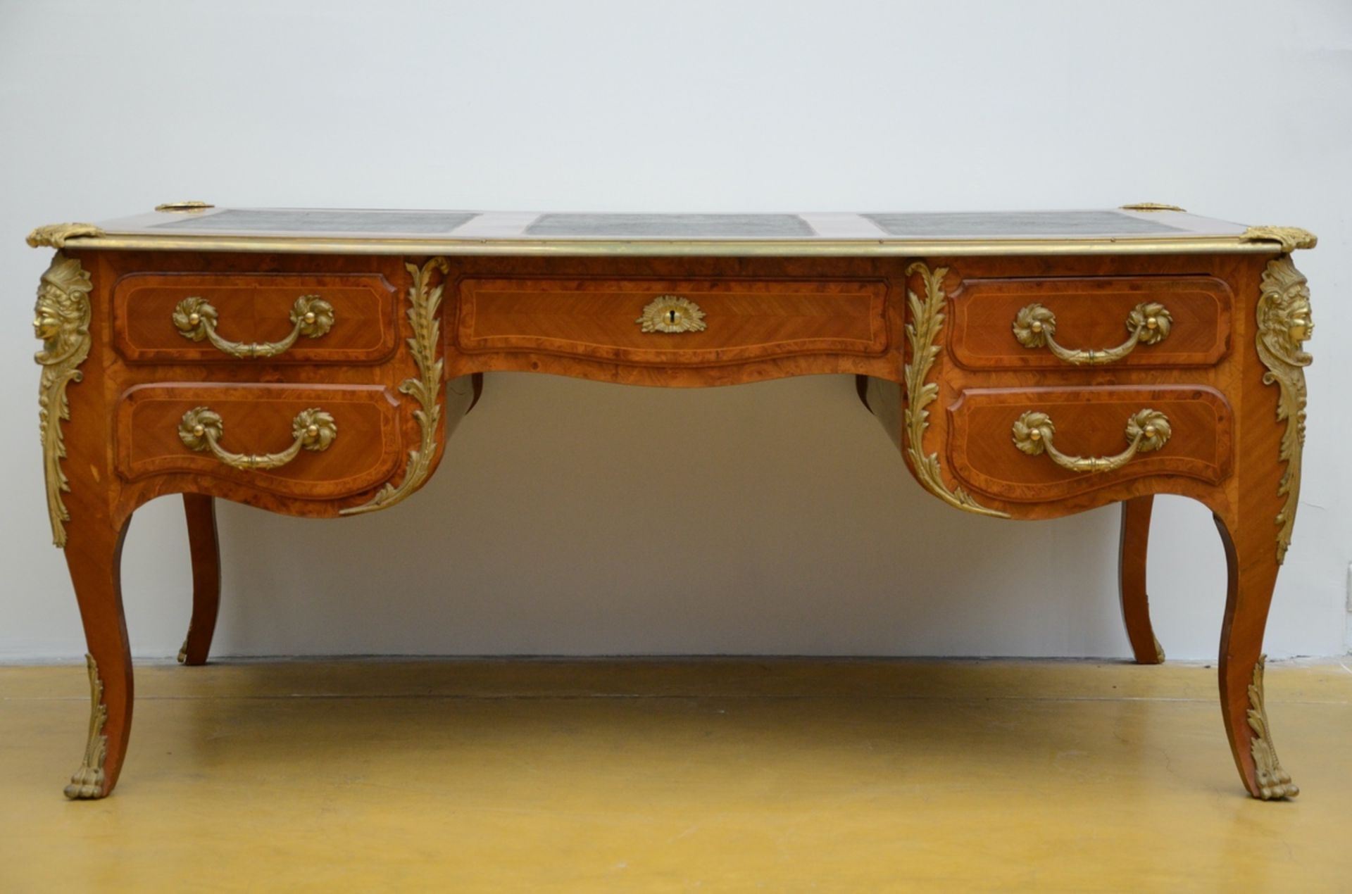 Large desk in Louis XV style (79x177x110cm) - Image 3 of 4