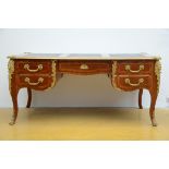 Large desk in Louis XV style (79x177x110cm)