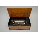 Large Napoleon III music box (h27.5x67.5x37cm)