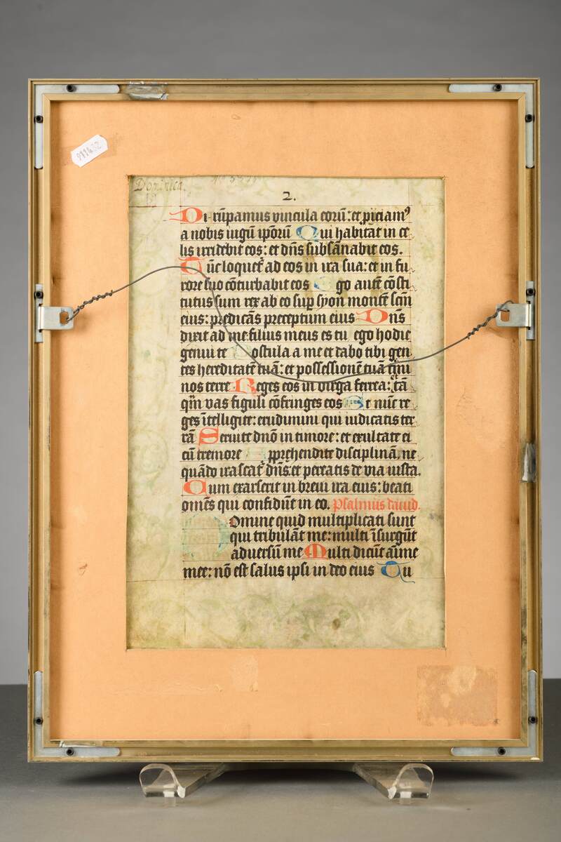 Illuminated handwriting 15th - 16th century (32x22cm) - Bild 2 aus 5