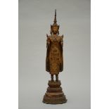 Thai standing Buddha Ratanakosin style (90x24x24cm) (*)