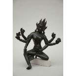 Nepali bronze statue 'Vasudhara' (34x30x17cm)