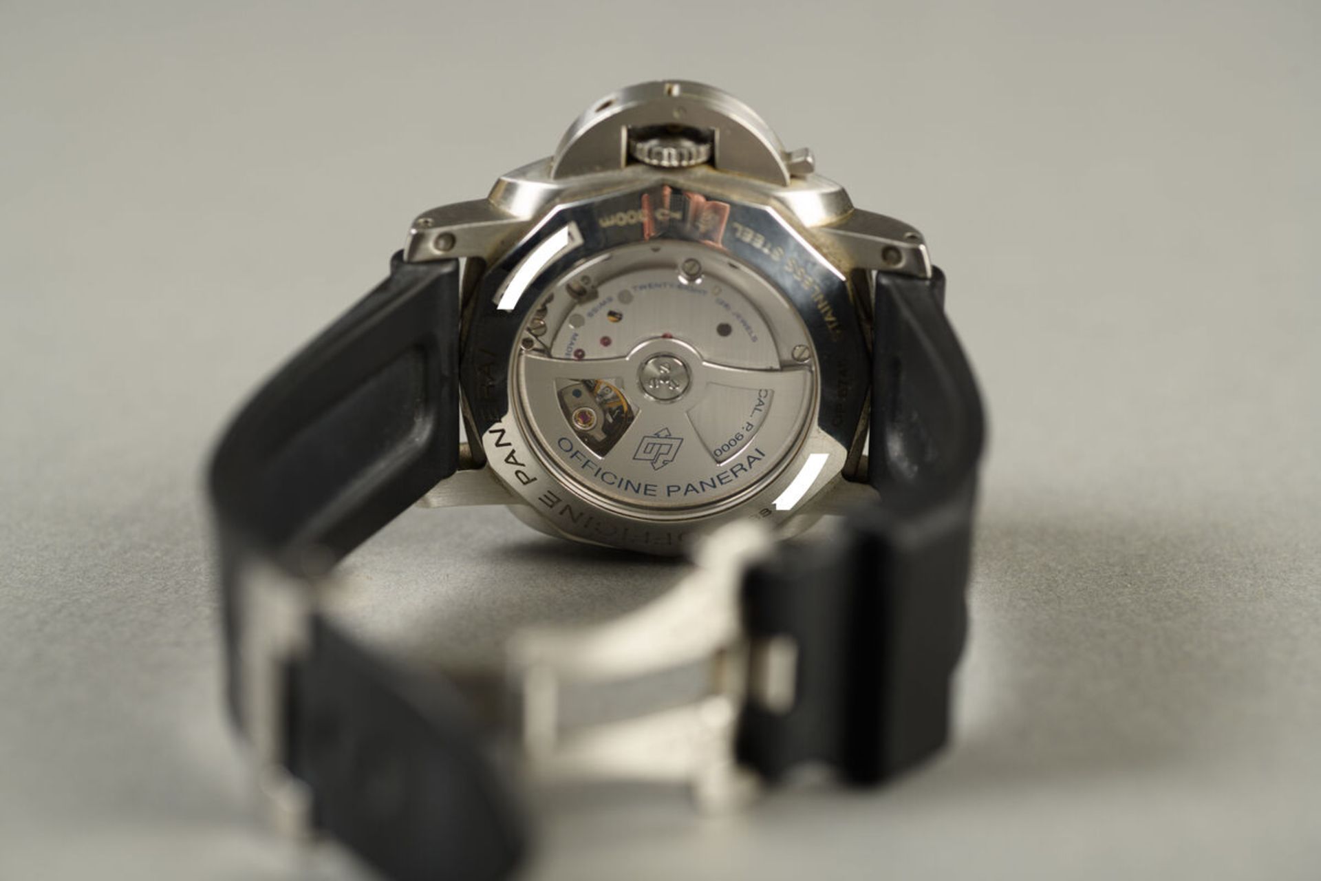 A steel automatic men's watch by Paneria 'Luminor Marina' 2009 (dia 45mm) - Image 4 of 4