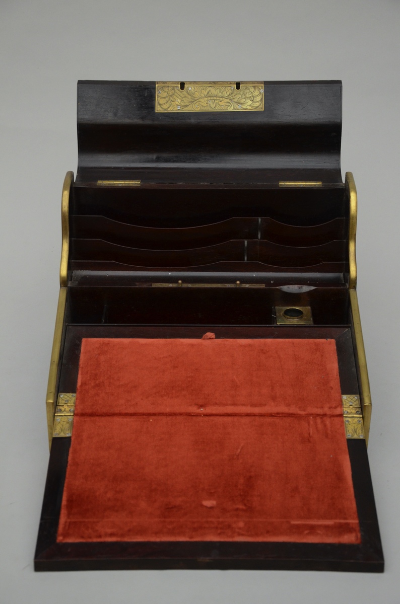 Writing cabinet with Boulle inlaywork (20x35x28cm) (*) - Bild 2 aus 2