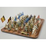 A large collection of lead soldiers (h 6 to 7 cm) (*)