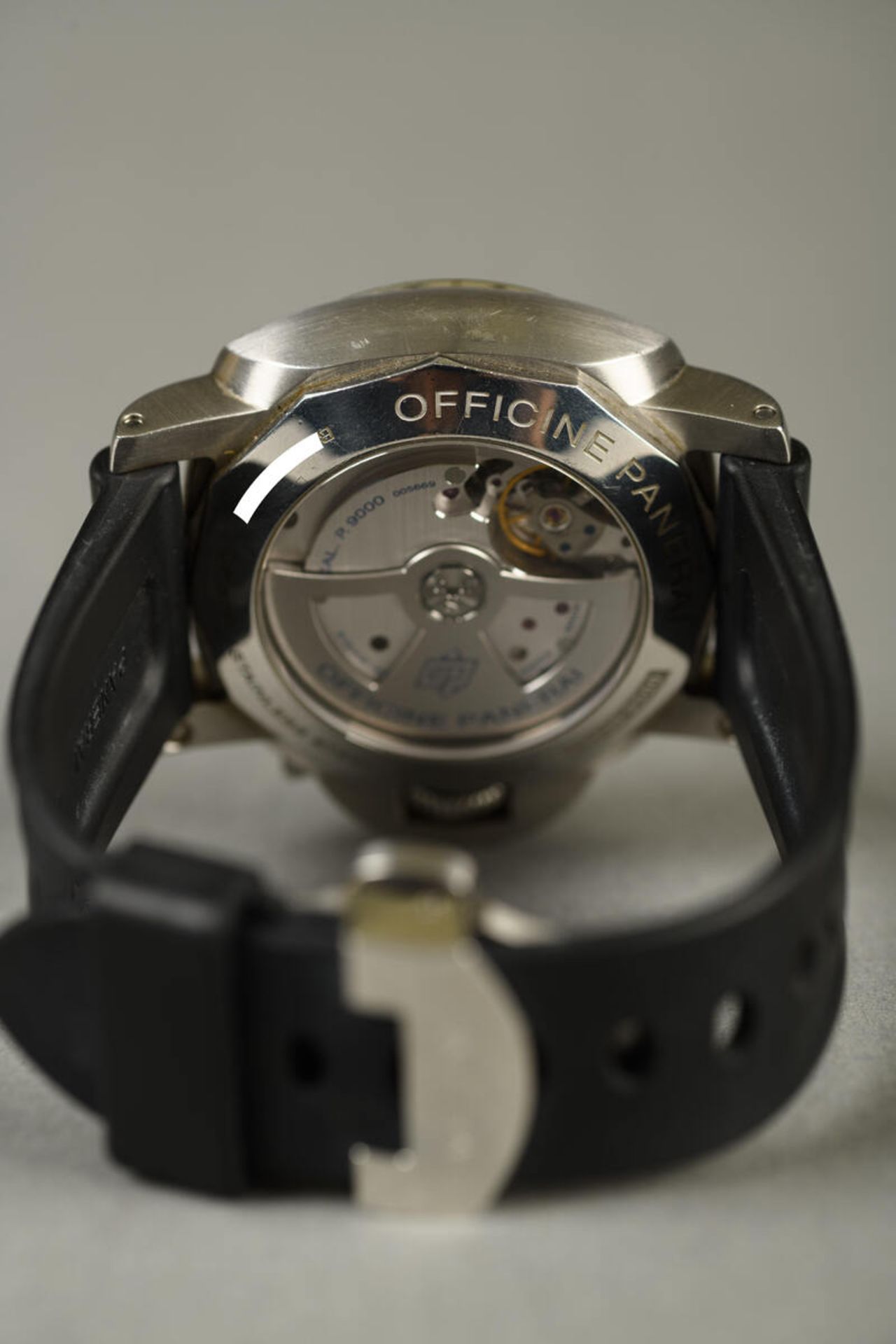 A steel automatic men's watch by Paneria 'Luminor Marina' 2009 (dia 45mm) - Image 3 of 4
