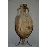 Earthenware amphora vase (h83cm)