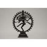 A large bronze sculpture 'Shiva Nataraja' India (63x51x16cm)