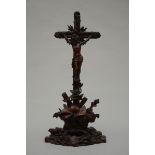 A carved Christ in wood Black Forest (73.5x33x23cm)