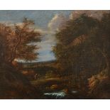 Anonymous (17th century): painting (o/p) 'landscape' (33x39cm) (*)