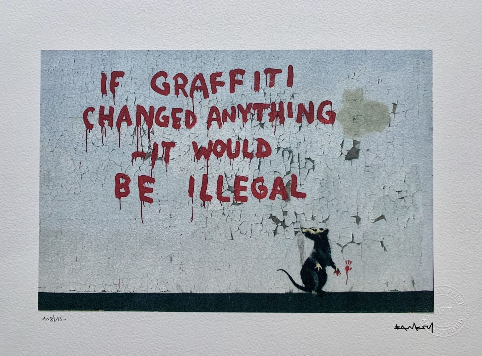 BANKSY (Né en 1974), d’Après 