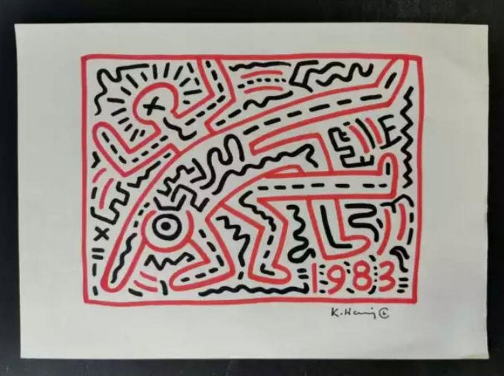 Keith HARING (1958-1990) D’Après