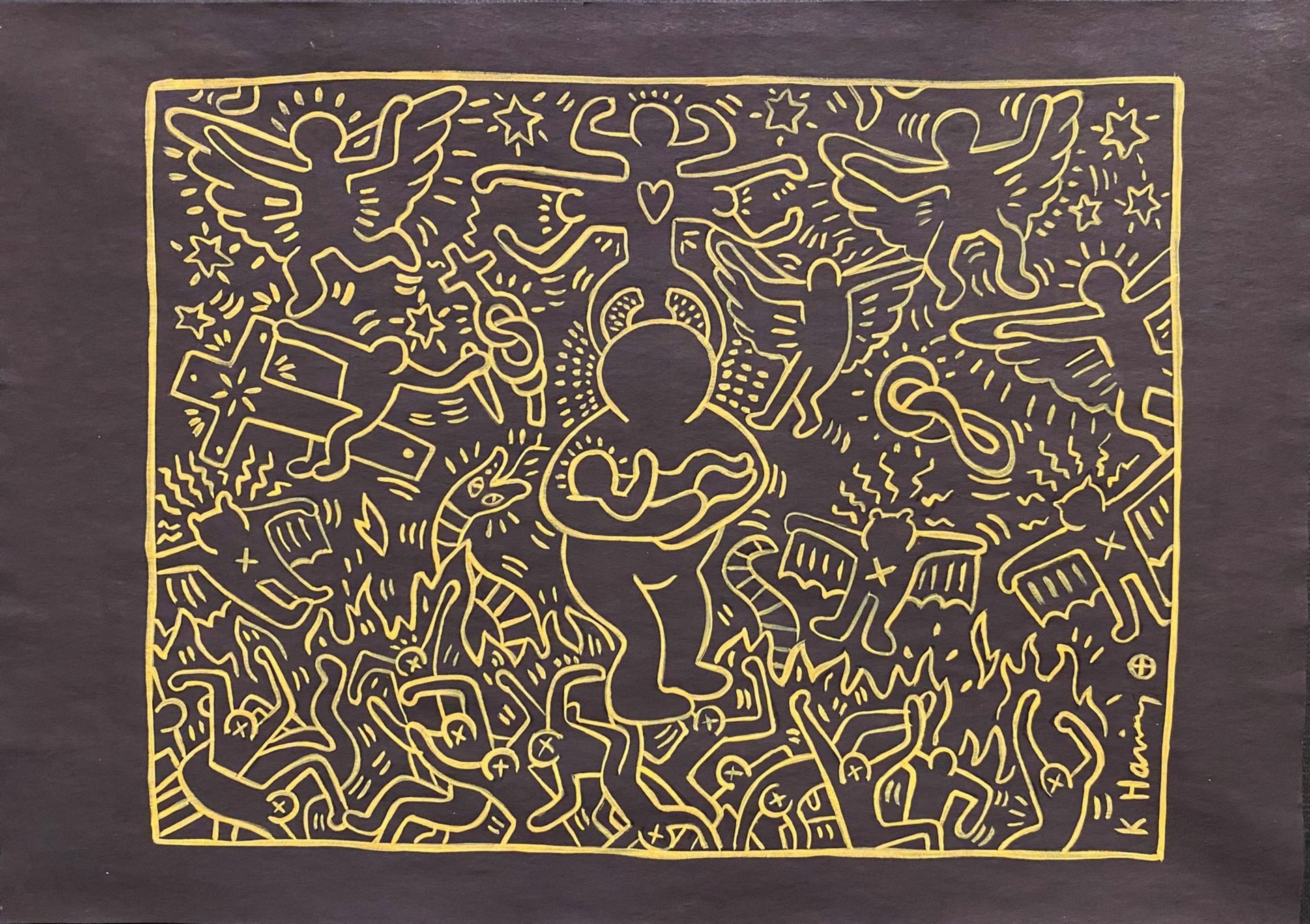 KEITH HARING (1958-1990), Attribué à