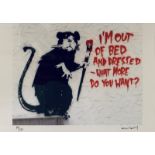 BANKSY (Né en 1974), D’APRES