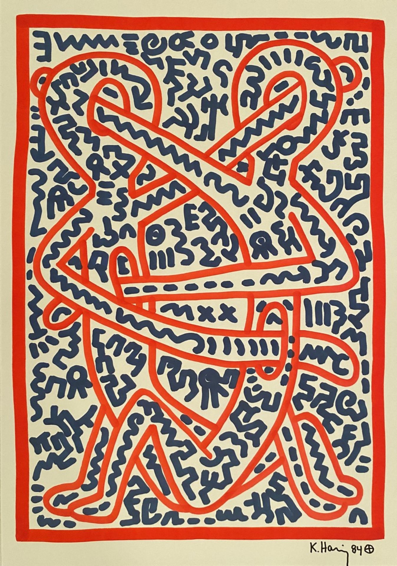 Keith HARING (1958-1990), Attribué à