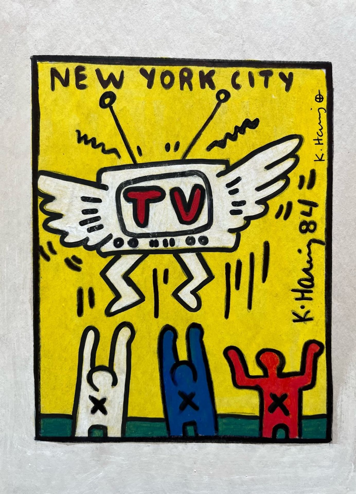 Keith HARING (1958-1990), Attribué à