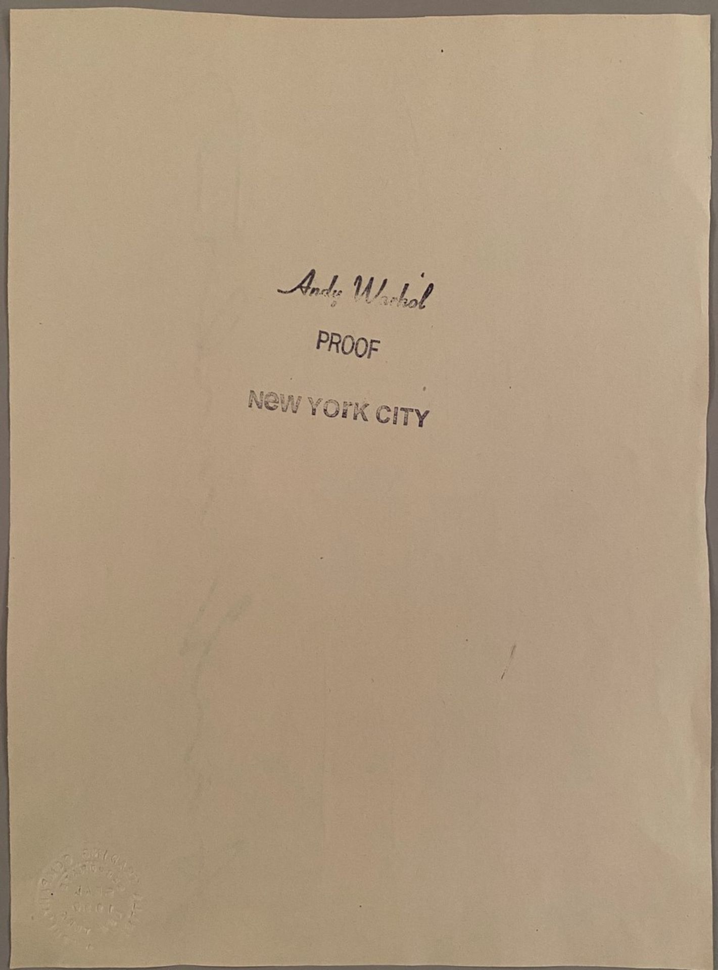 Andy WARHOL (1928-1987), Attrib.à - Image 2 of 2