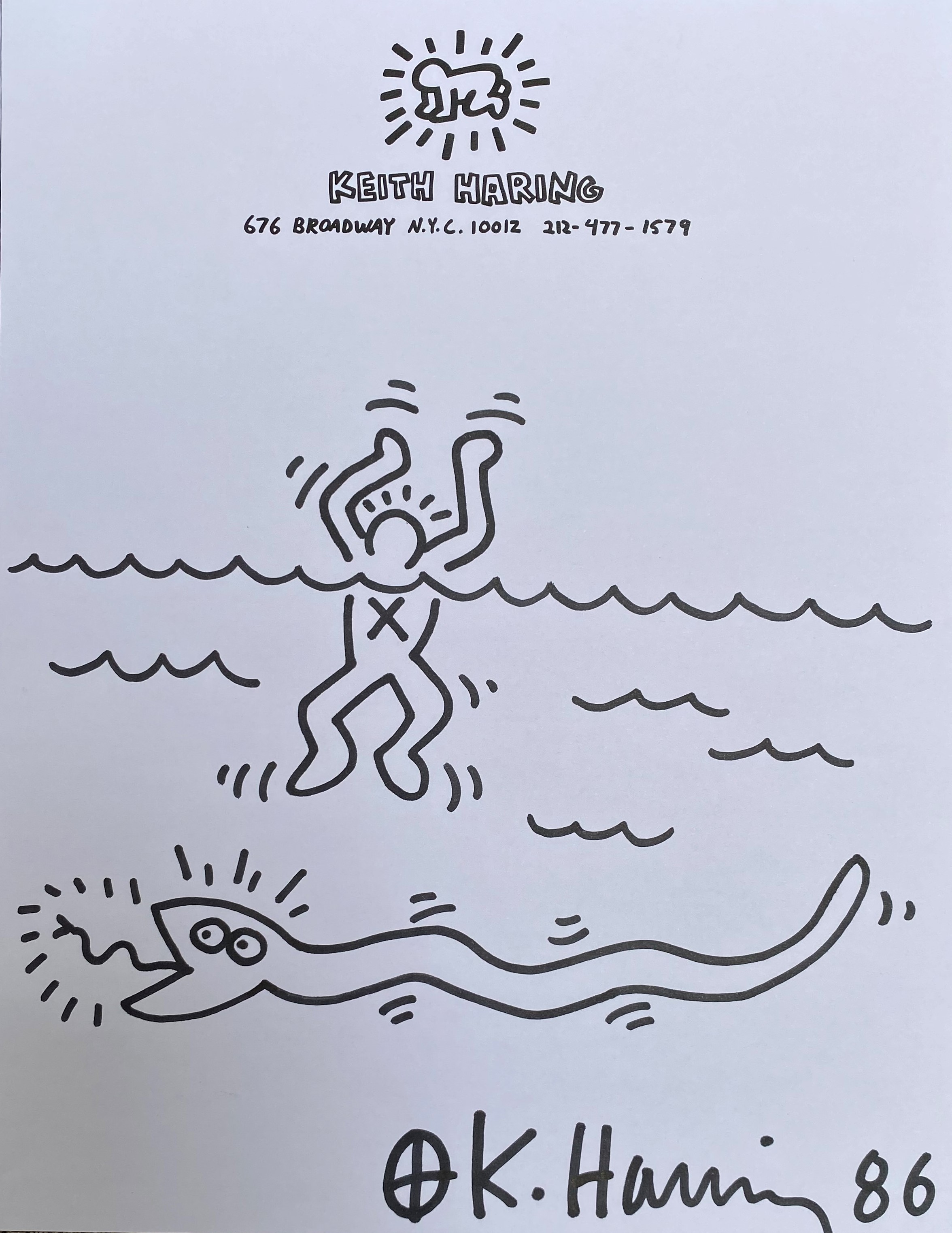 Keith HARING (1958-1990), Attribué à