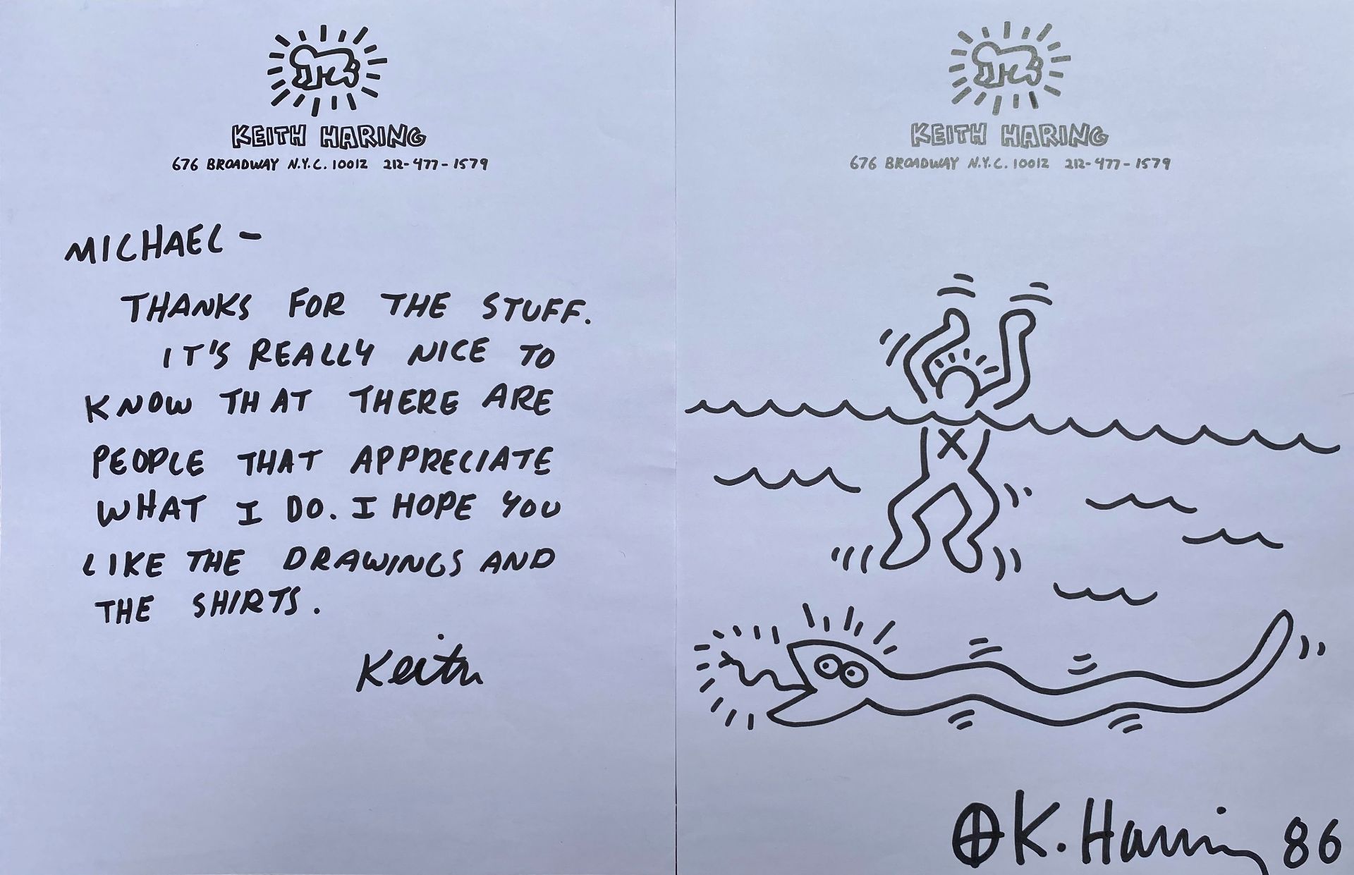 Keith HARING (1958-1990), Attribué à - Bild 2 aus 3