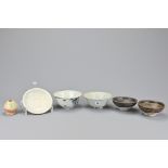 A group of Chinese ceramic items to include a Ming dynasty blue and white porcelain bowl, another