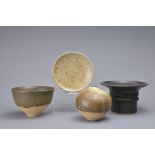 FOUR STUDIO POTTERY ITEMS