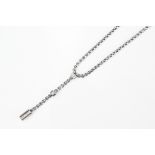 FOPE, 18CT WHITE GOLD DIAMOND NECKLACE. Marked to clasp FOPE 750