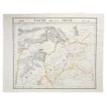 ANTIQUE PRINTED MAP 'ASIE PARTIE DE LA CHINE NO. 59' BY P. M. VANDERMAELEN, Brussels 1827.