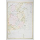 ANTIQUE PRINTED MAP BY SIR JOHN BARROW, London 1797. A chart on Mercator's Projection containing the