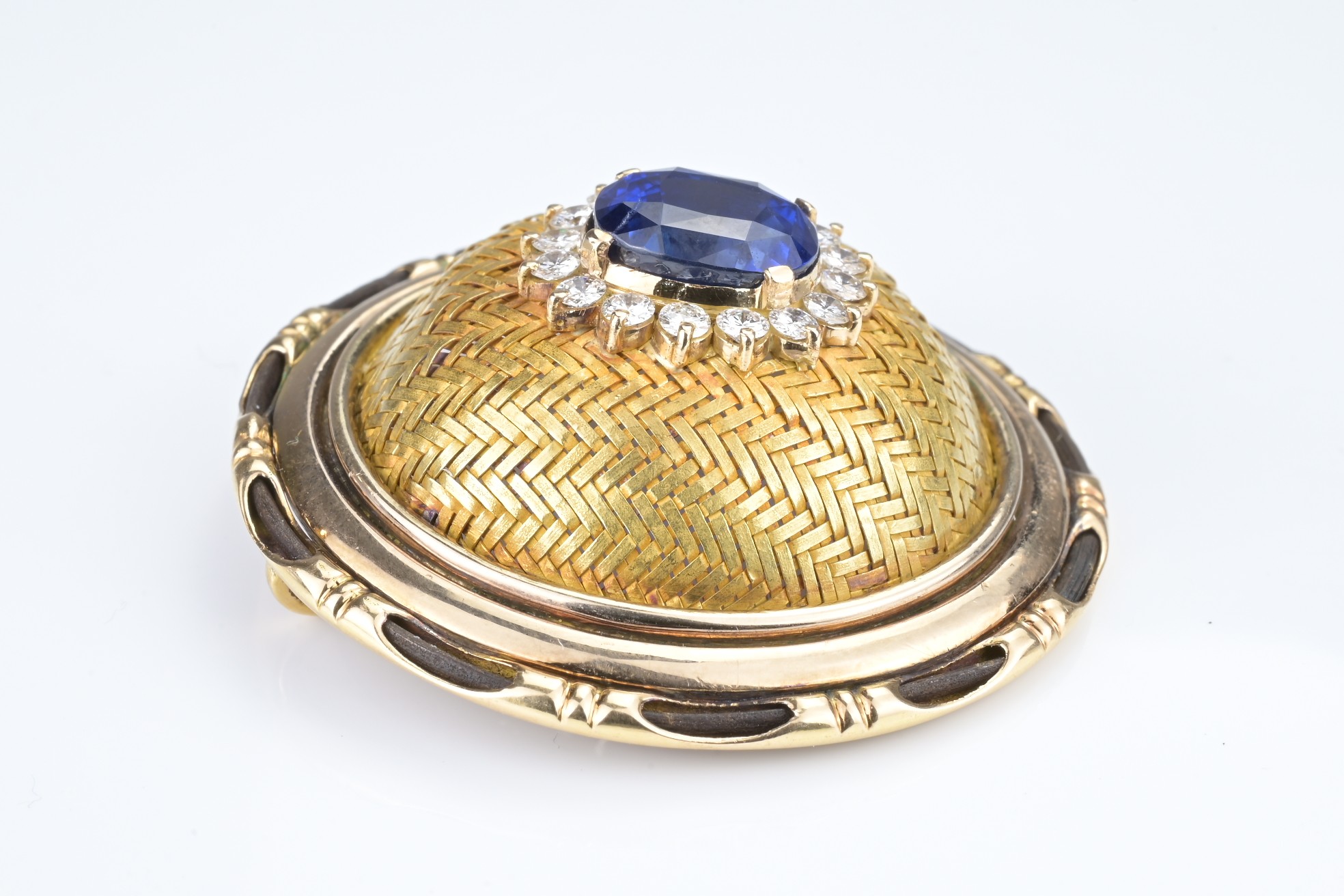 A 9.90CT BURMESE SAPPHIRE, DIAMOND AND GOLD PENDANT, WITH REPORT. - Image 5 of 9