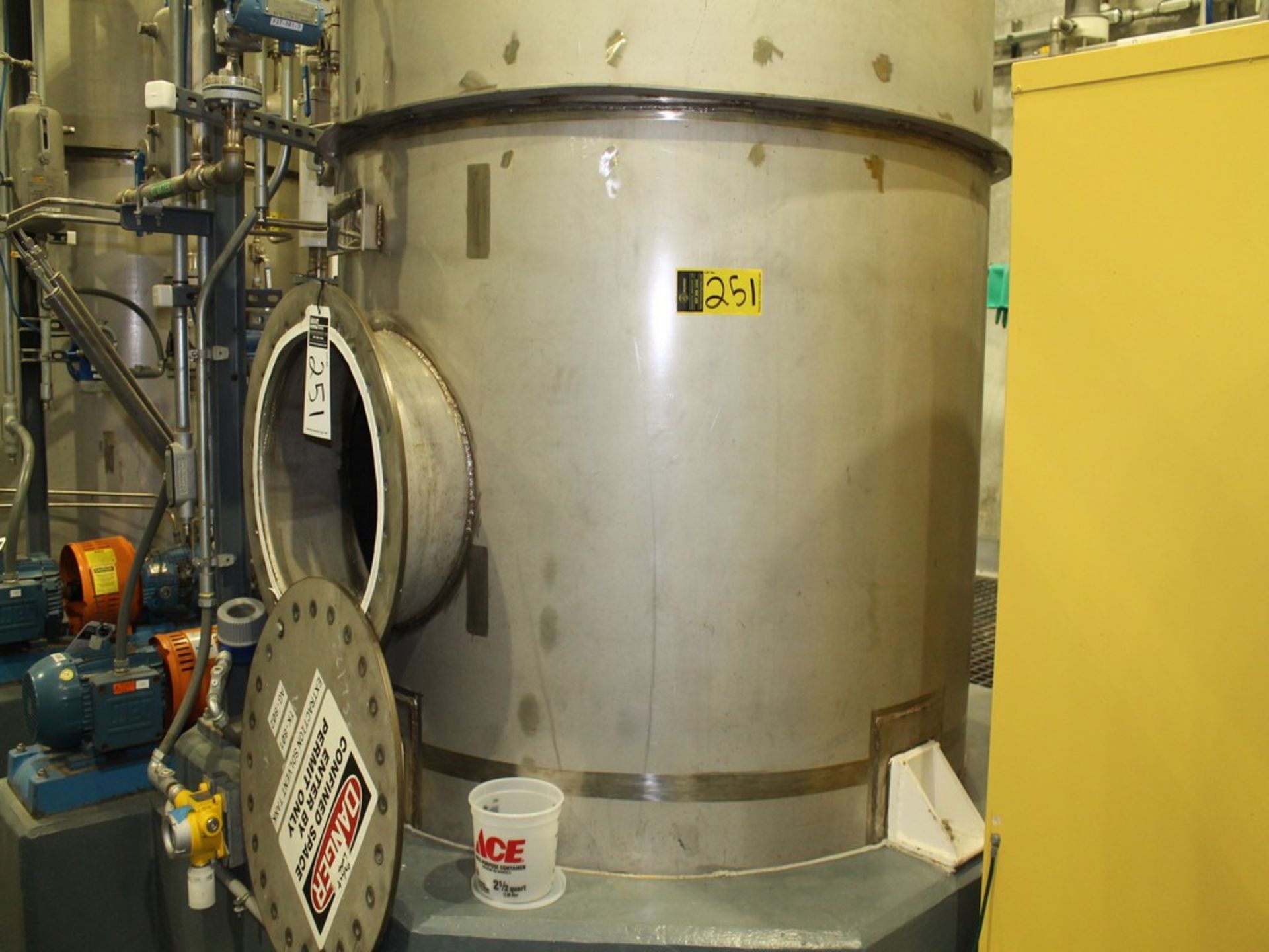CRECO LOT STAINLESS STEEL EXTRACTION SOLVENT TANK - Image 2 of 12
