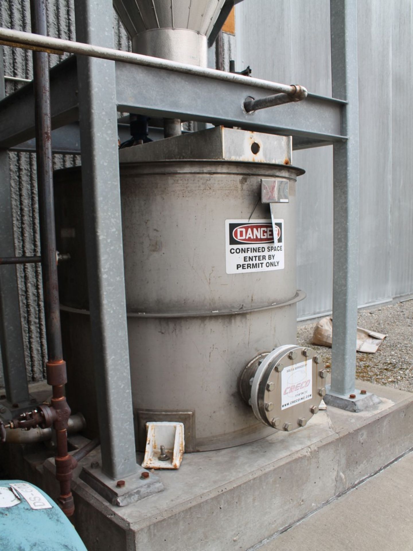 INTERNATIONAL PRODUCTION SPECIALISTS INC. LOT STAINLESS STEEL WASH SOLVENT TANK - Image 6 of 13