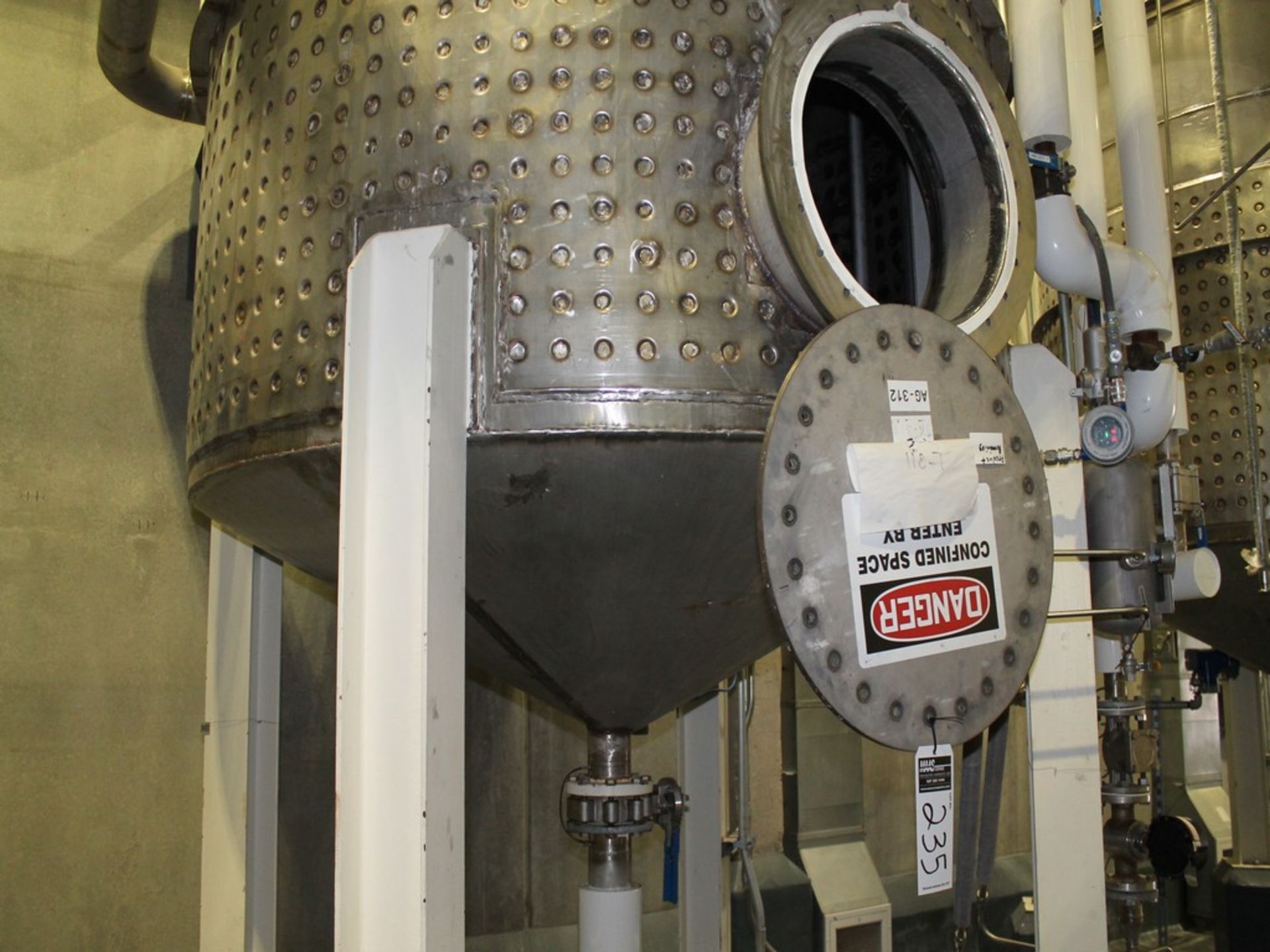 CRECO LOT STAINLESS STEEL MIXING TANK - Image 5 of 9