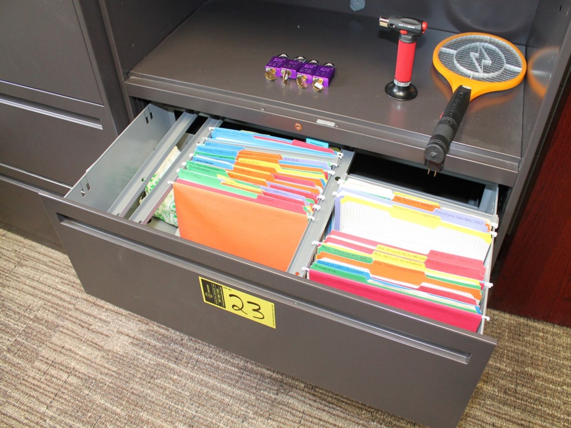 ALLSTEEL LOT FILING CABINETS - Image 4 of 6