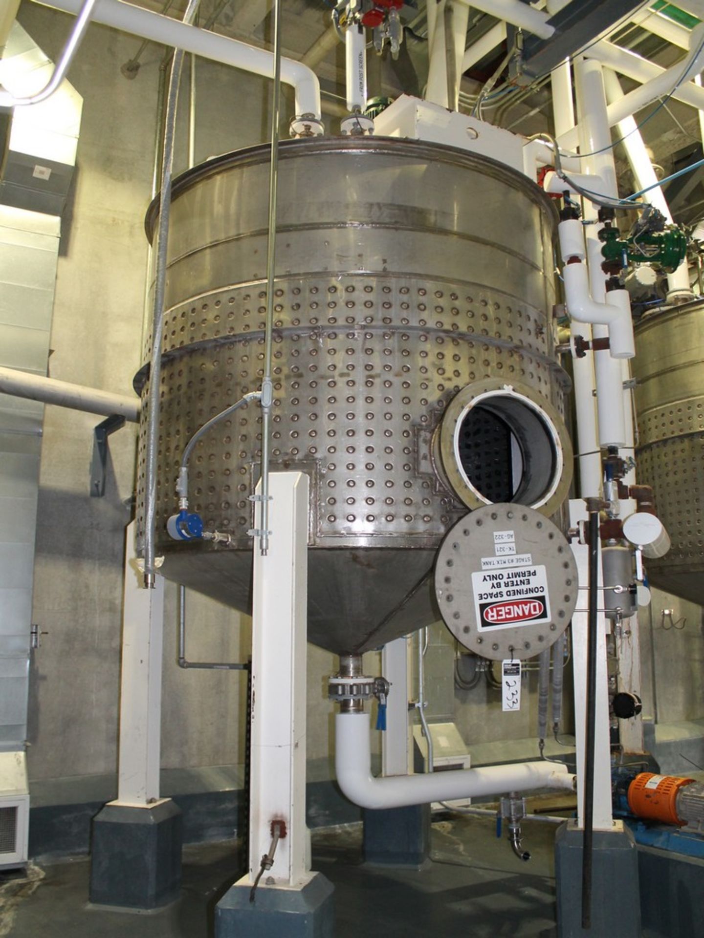 CRECO LOT STAINLESS STEEL MIXING TANK - Image 10 of 13