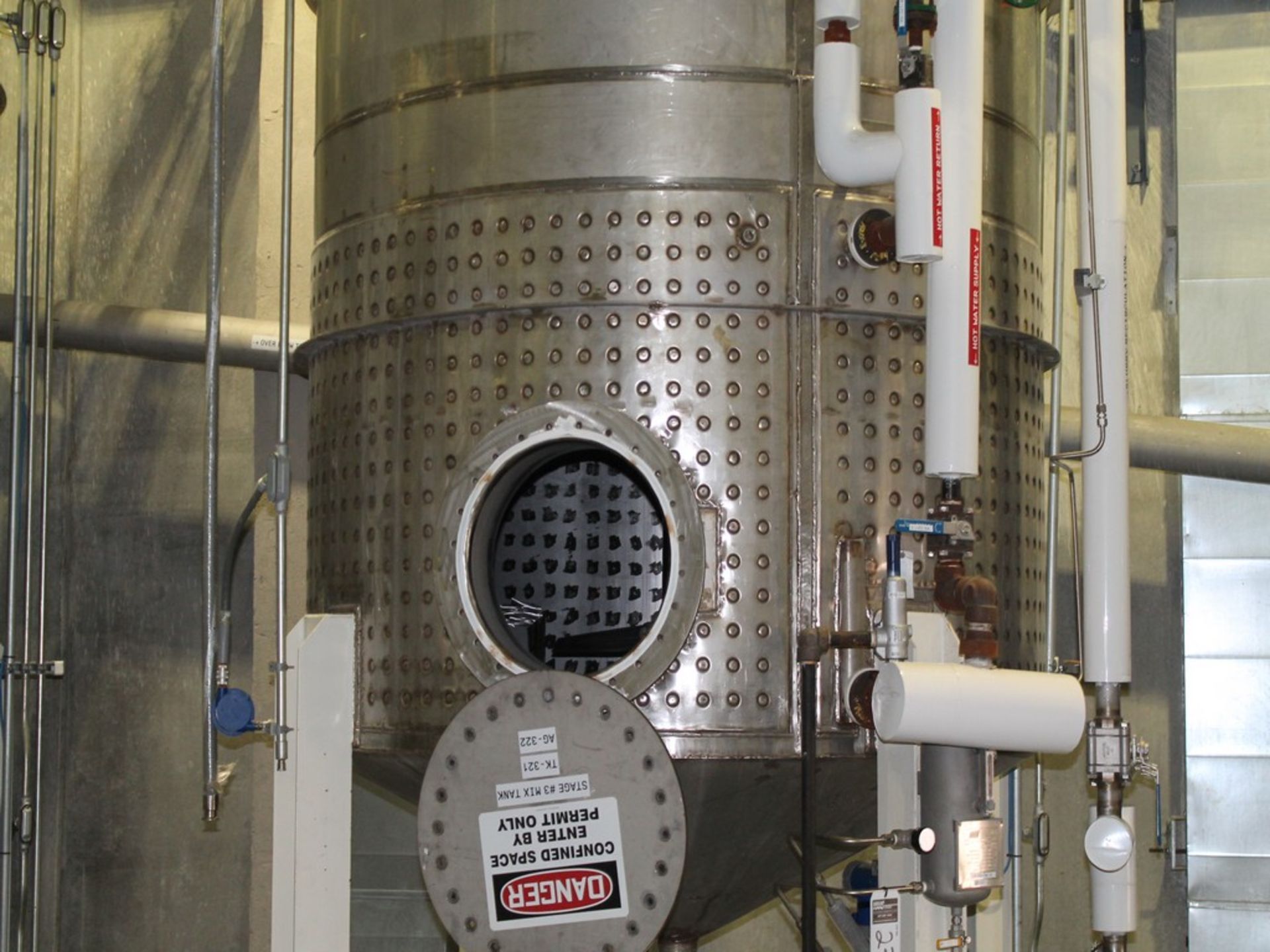 CRECO LOT STAINLESS STEEL MIXING TANK - Image 7 of 13